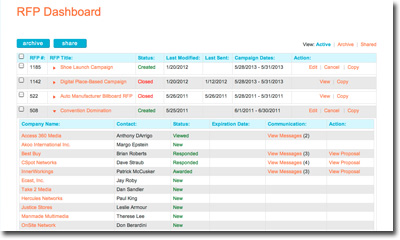 Request and Manage Proposals