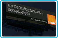 Safe Lites First Bank Billboard Night