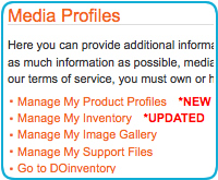 update profiles